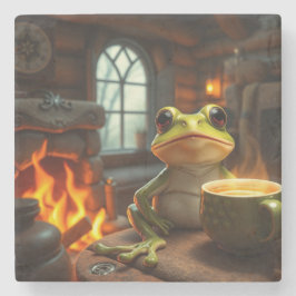 Cosy Frog Steinuntersetzer