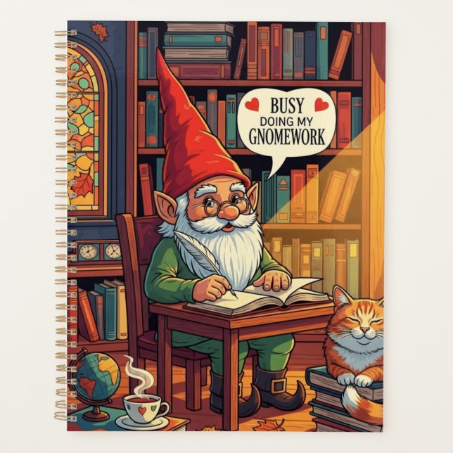 Cosy gnome faisant son gnome (Devant)