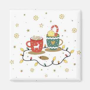 Cosy Gold Weihnachtskaffee Cococoa Magnet