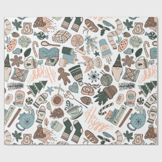 Cosy Hygge Wrapping Paper - Christmas Gift Wrap Geschenkpapier