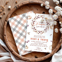 Cosy Ivory Pumpkin Floral Baby Dusche