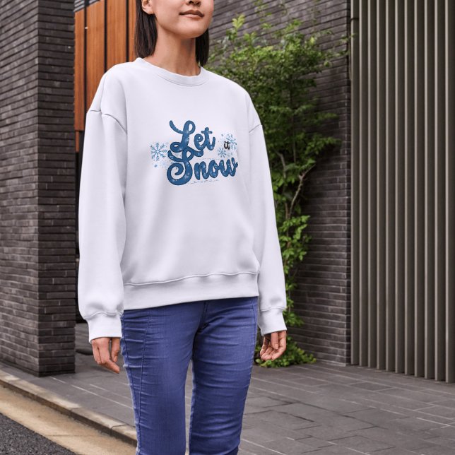 Cosy Let It Snow Sweatshirt für Frauen (Von Creator hochgeladen)