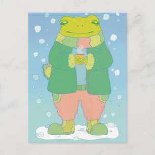 Cosy Little Frog Postkarte