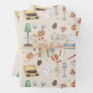 Cosy Moody Autumn Week Geschenkpapier Set