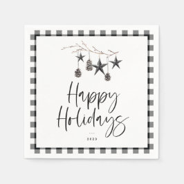 Cosy Nature Holiday Party Napkins Serviette