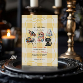 Cosy Patchwork Halloween Einladung