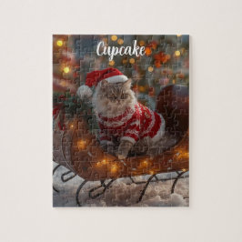 Cosy persian Cats Christmas Personalisiert