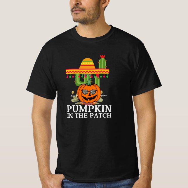 Cosy Pumpkin Patch Graphic T - Shirt (Vorderseite)