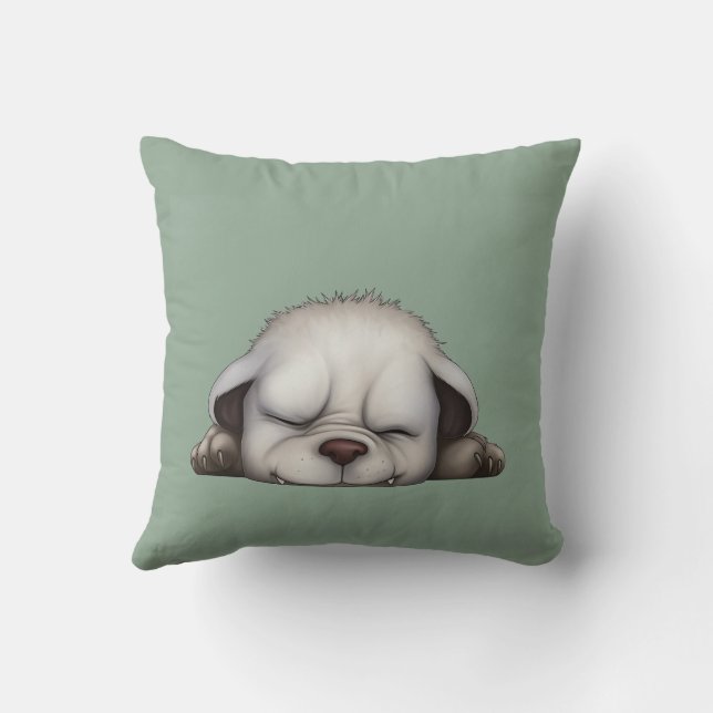 🐾 "Cosy Pup" Kissen - Schnüren Sie sich mit Adort (Rückseite)