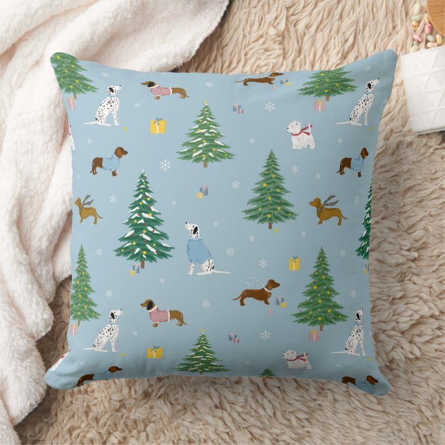 Cosy Pup Pastel Blue Kissen (Decke)