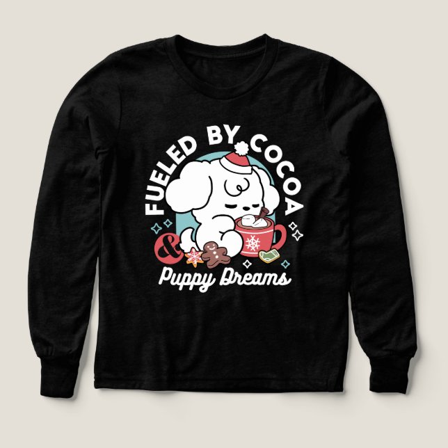 Cosy Puppy Dreams - Chocolat chaud et Noël (Motif recto)