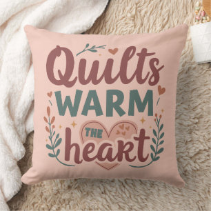 Cosy Quilding Lover Rustic Farmhouse Zitat Kunst Kissen