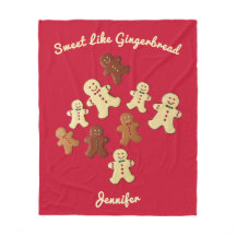 Cosy Red Gingerbrei Mann Weihnachten