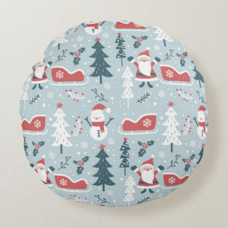 Cosy Round Christmas Pillow Rundes Kissen