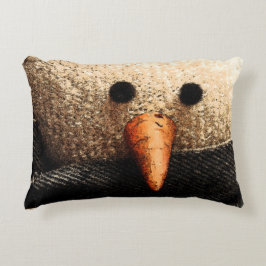 Cosy Snowman Accent Pillow Dekokissen