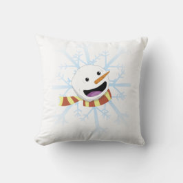 Cosy Snowman Throw Kissen