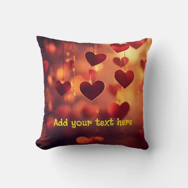"Cosy Up with Liebe" Kissen - individuell einstell (Vorderseite)