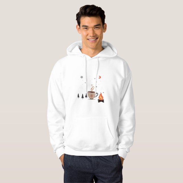 Cosy Vibes Winter Fire Hoodie (Vorne ganz)