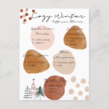Cosy Winter Diffuser Blend Postkarte