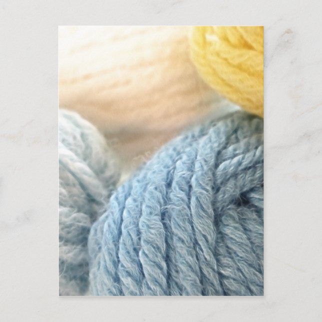Cosy Yarn Postkarte (Vorderseite)