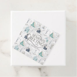 Cosy Zuhause Christmas Aquamarin ID985 Geschenkanhänger