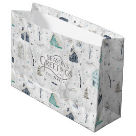 Cosy Zuhause Christmas Aquamarin ID985 Große Geschenktüte