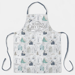 Cosy Zuhause Christmas Aquamarin ID985 Schürze