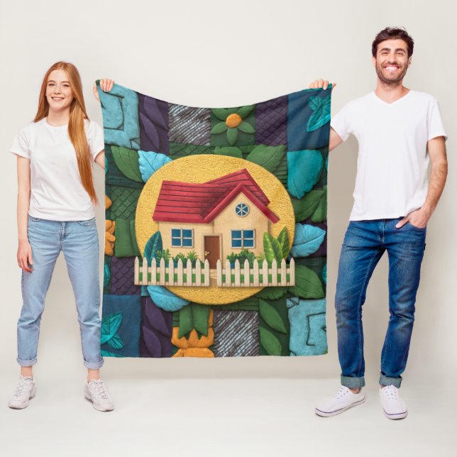 Cosy Zuhause Haven Fleecedecke (Beispiel)