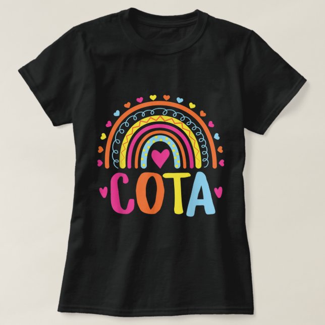 COTA zertifizierter Mitarbeiter für Arbeitstherapi T-Shirt (Design vorne)