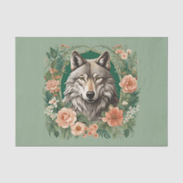 Cotagecore Wolf Decoupage Seidenpapier