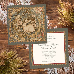 Cotattcore Bunny Rabbit Ostern Mittagessen Elegant Einladung