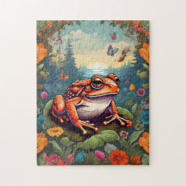 Cotattcore Frog Puzzle - Psychedelic Jigsaw