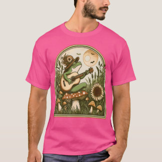 Cotattcore Frosch spielt seine akustische Gitarre T-Shirt