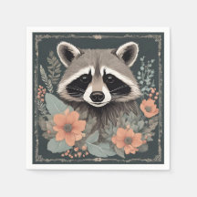 Cotattecore Raccoon Throw Kissen
