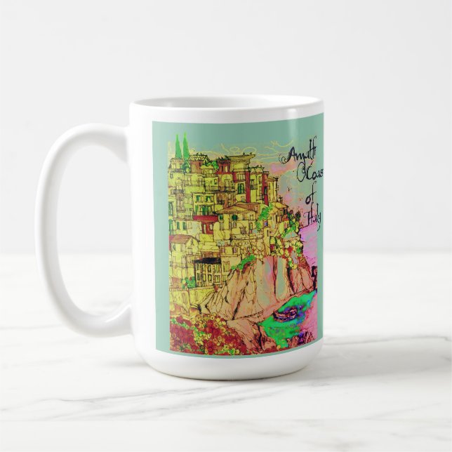 Côte d'Amalfi de tasse de l'Italie par l'artiste (Gauche)