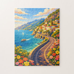 Côte d'Amalfi Italie Riviera Puzzle de voyage vint