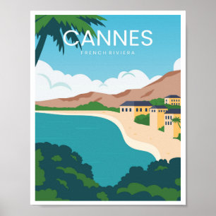 Côte d'Azur in Cannes Poster
