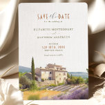 Cote d'Azur Provence Weinberg Save the Date Karte<br><div class="desc">Mit dieser hübschen Save the Date Karte mit einem Aquarellwerk der atemberaubenden Küstenstraße Cote d'Azur kündigen Sie Ihre Hochzeit in Urlaubsort stilvoll an. Die Côte d'Azur ist ein Traumort für Hochzeiten, voller Luxuslokale, atemberaubender Aussichten und einer warmen und romantischen Atmosphäre. Mit dieser Karte laden Sie Ihre Lieben ein, sich auf...</div>