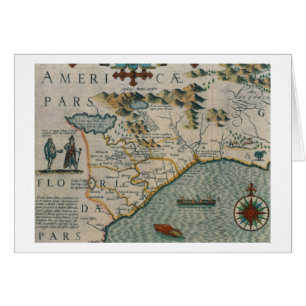Côte de la Caroline du Nord, détail de la carte