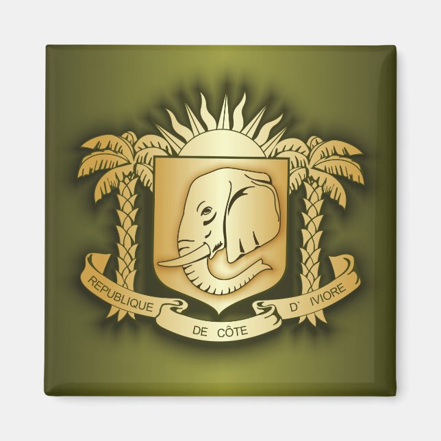 Côte d'Ivoire COA Magnet (Vorne)