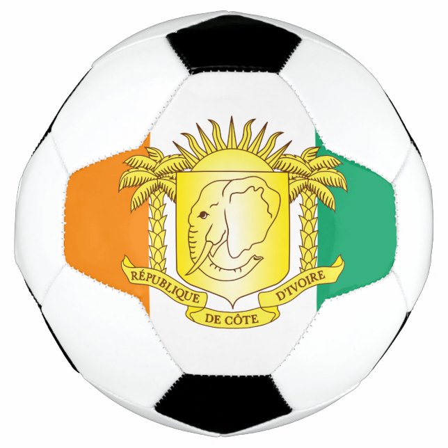 Côte d'ivoire-Emblem Fußball (Vorderseite)