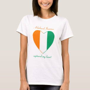 Cote d'Ivoire Flagge Sweetheart T - Shirt