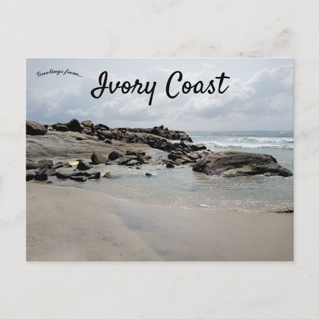 Côte d'Ivoire Postkarte (Vorderseite)