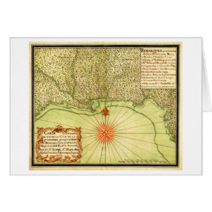 Côte du Golfe de la carte unie de StatesPanoramic