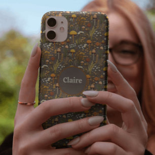 Cotgecore Pilzstickerei Personalisiert iPhone 14 Hülle