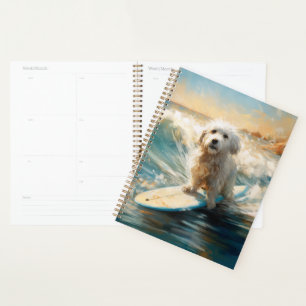 Coton De Tulear Beach Surfmalerei Planer