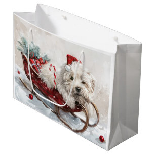 Coton De Tulear Dog Weihnachtsfest Große Geschenktüte