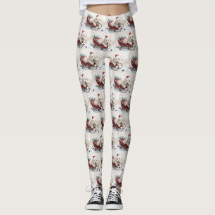Coton De Tulear Dog Weihnachtsfest Leggings