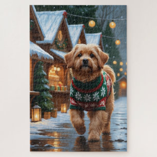 Coton De Tulear Hund Weihnachten Schnee Urlaub