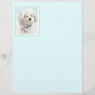 Coton de Tulear Painting - Niedliche Original Dog 